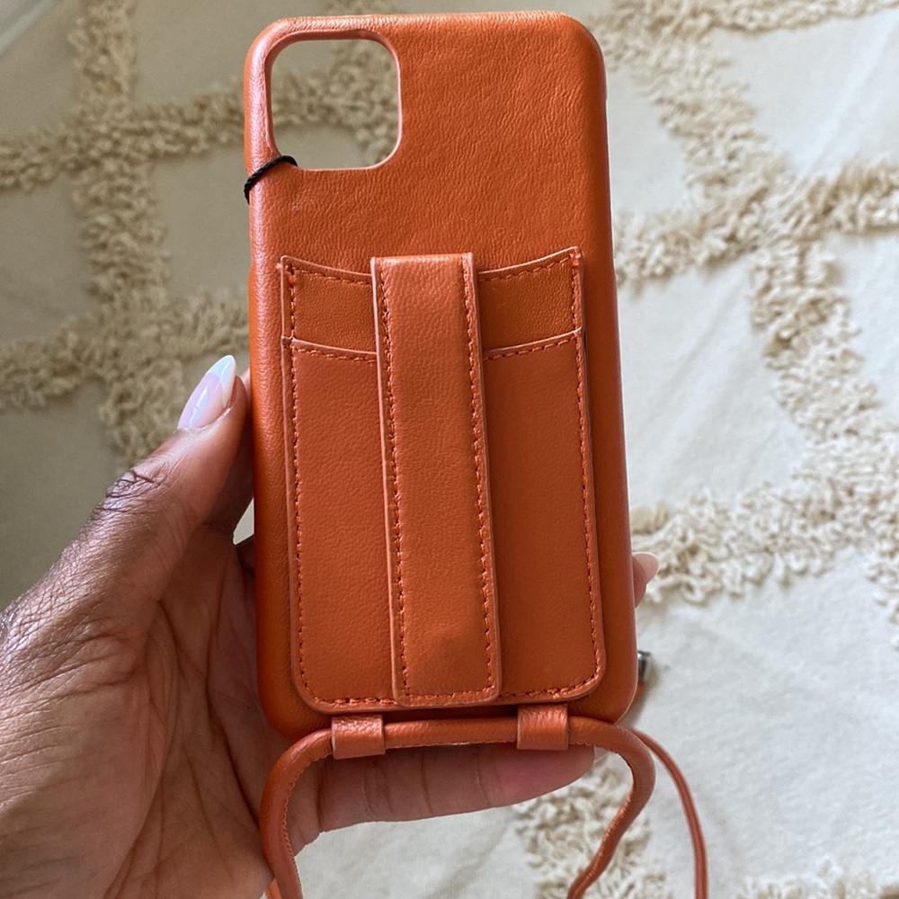 Zara leather strap 11 Pro max iPhone case